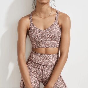 MWL Flex Strappy Sports Bra in Cottage Garden 3x